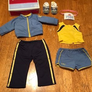 American Girl racing set